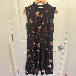 Kate Spade New York sleeveless, tiered, floral dress